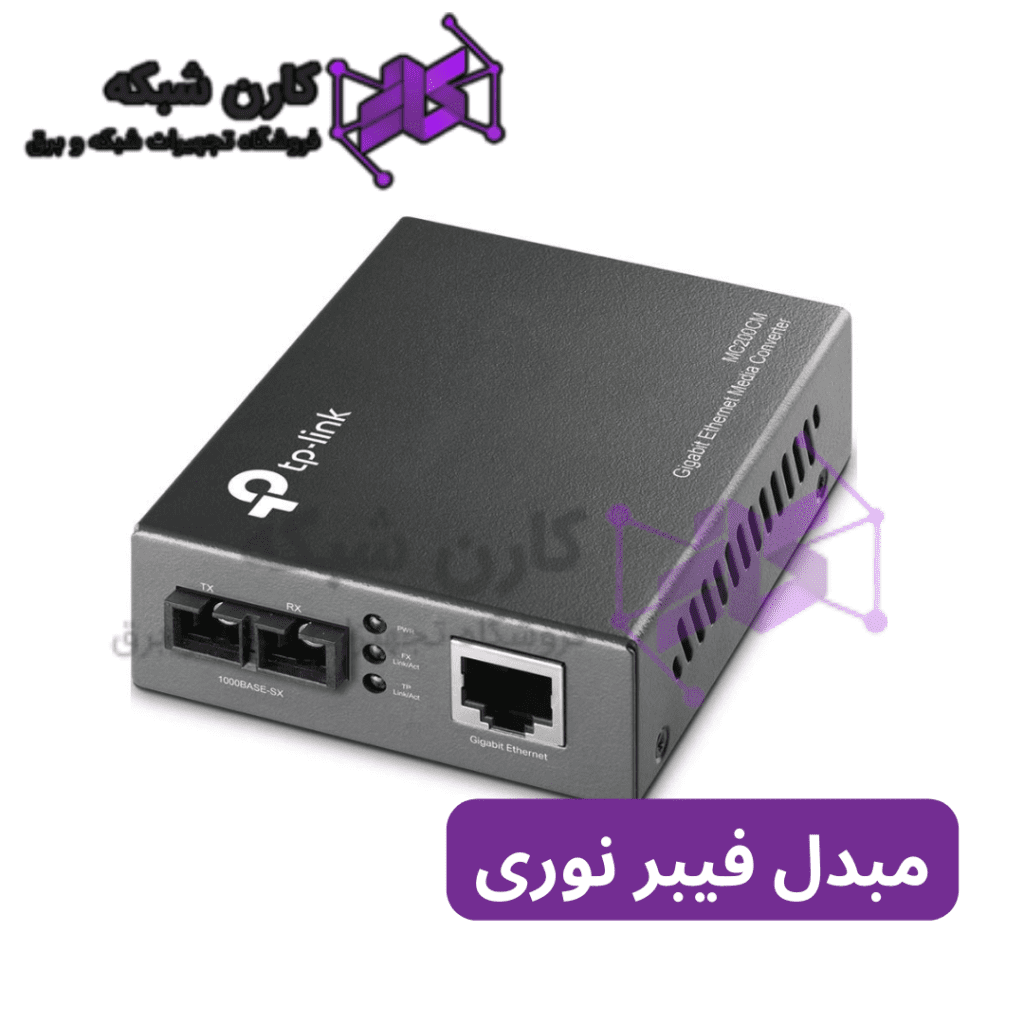 مبدل فیبر نوری