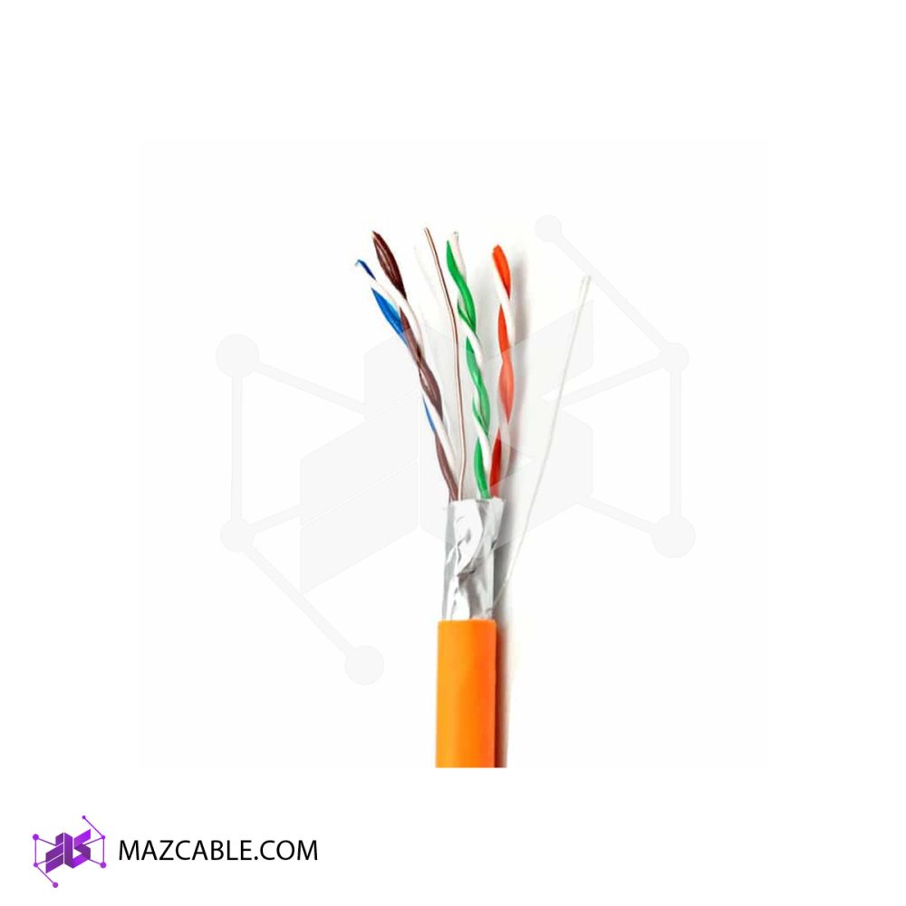 کابل شبکه FTP CAT6 نگزنس با تست فلوک 1 کابل شبکه FTP CAT6 نگزنس با تست فلوک