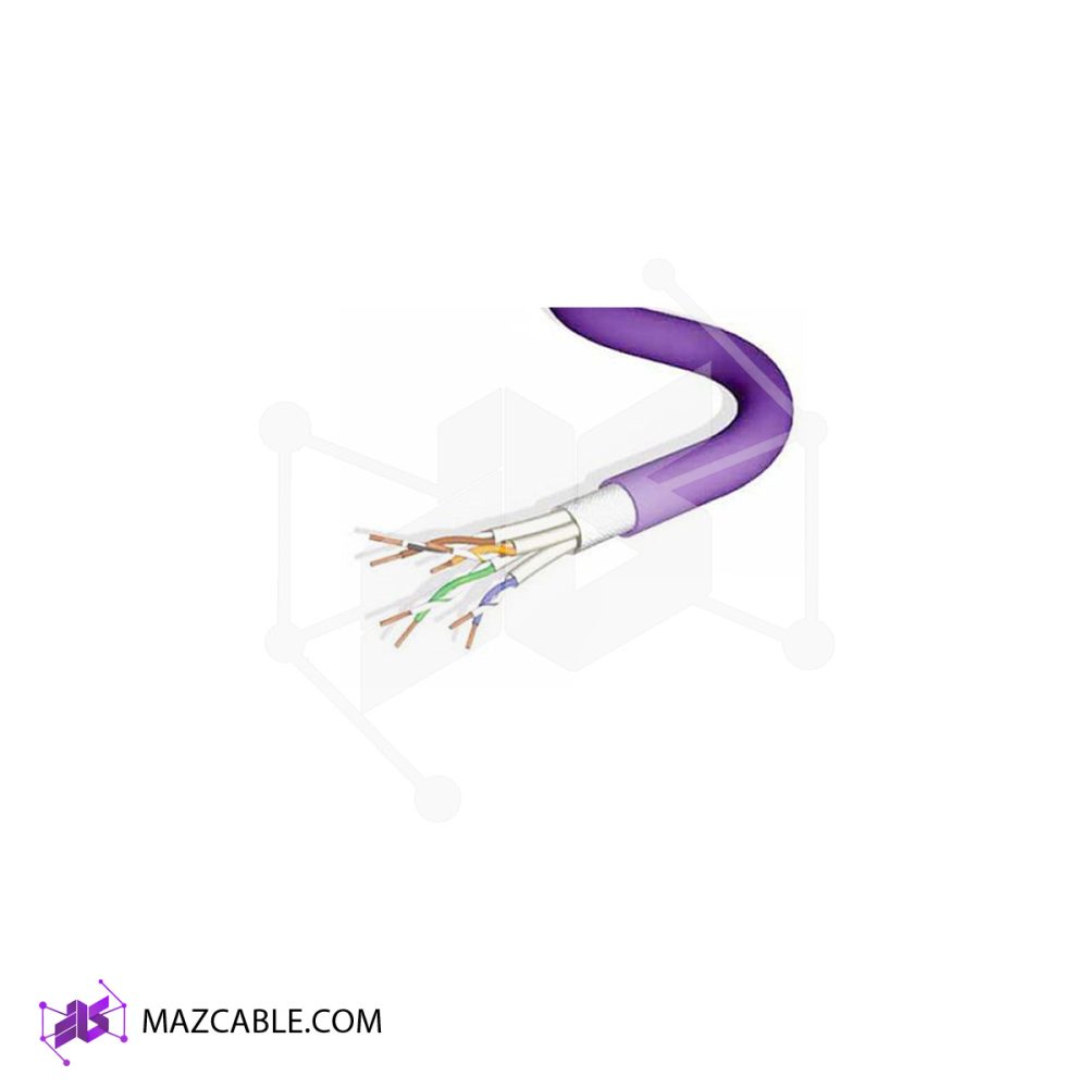 کابل شبکه CAT6 SFTP برندرکس با تست فلوک 1 کابل شبکه CAT6 SFTP برندرکس با تست فلوک