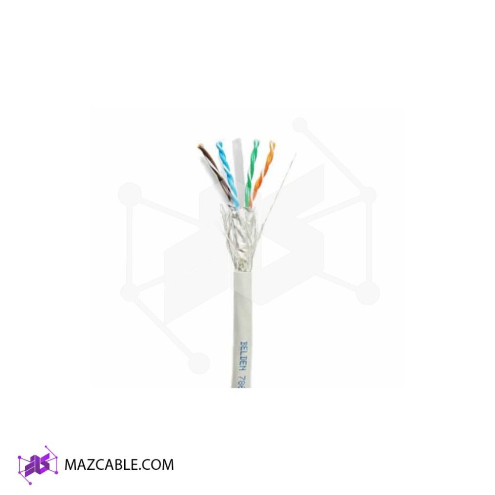 کابل شبکه CAT6 SFTP CCA بلدن 1 کابل شبکه CAT6 SFTP CCA بلدن