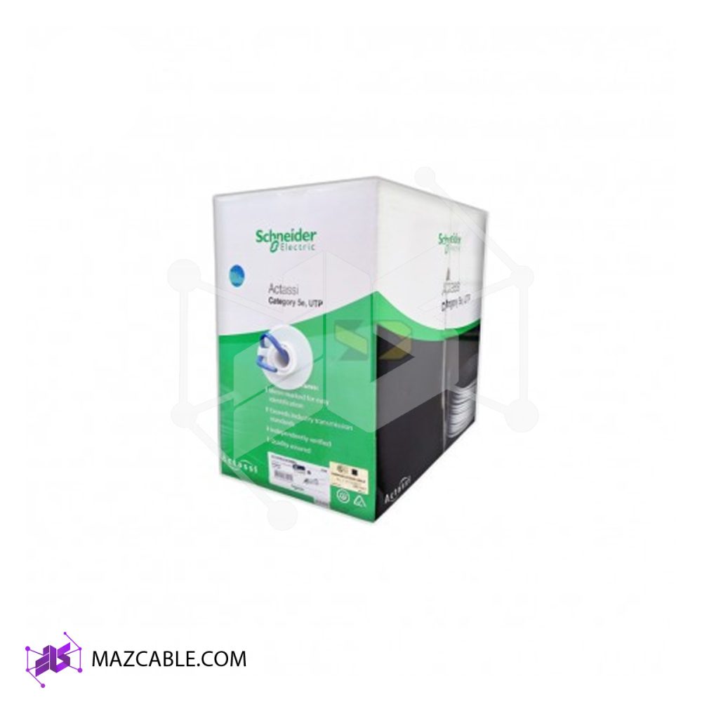 کابل شبکه Cat5e UTP اشنایدر اکتاسی 2 کابل شبکه Cat5e UTP اشنایدر اکتاسی - Image 2